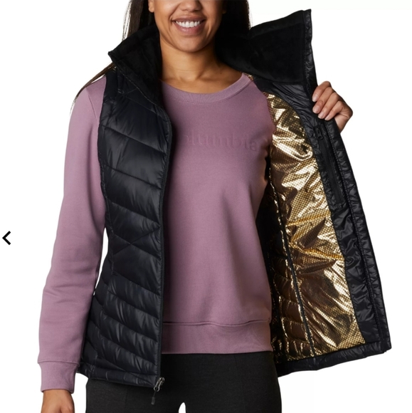 NWT Columbia Women's Joy Peak™ Omni-Heat™ Infinity Insulated Vest - Picture 4 of 4